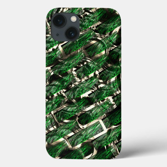 Green brick effect and darkest bubbles? Case-Mate iPhone case (Back)