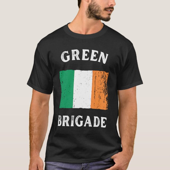 GREEN BRIGADE Glasgow Irish T-Shirt (Front)