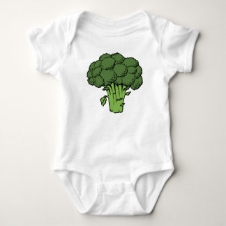 Green Broccoli Baby Bodysuit