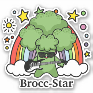Green Broccoli Brocc, Rock Star
