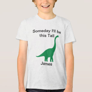 Green Brontosaurus Tri-Blend Shirt