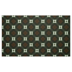 Green Brown Custom Fabric by the yard