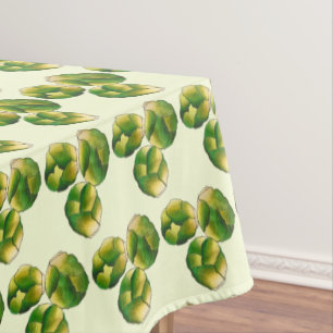 Green Brussels Sprouts Vegetable Veggie Food Tablecloth