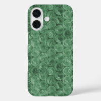 Green bubble wrap pattern