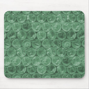 Green bubble wrap pattern mouse mat