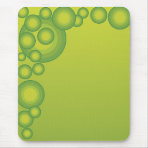 Green Bubbles Mouse Mat