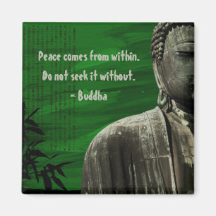 Green Buddha Magnet Customisable