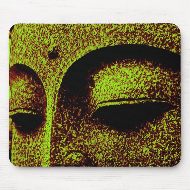 Green Buddha Mousepad (Front)