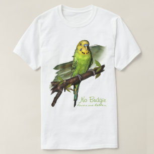 Green Budgie Art Tee