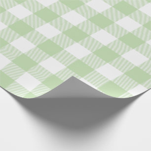 Green Buffalo Check Pattern Wrapping Paper