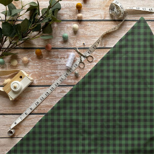 Green Buffalo Plaid Fabric