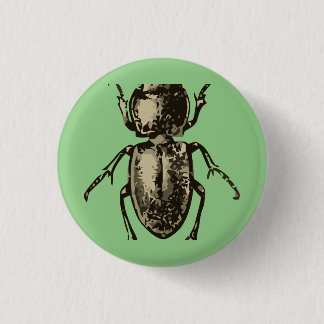 Green bug 2" round button