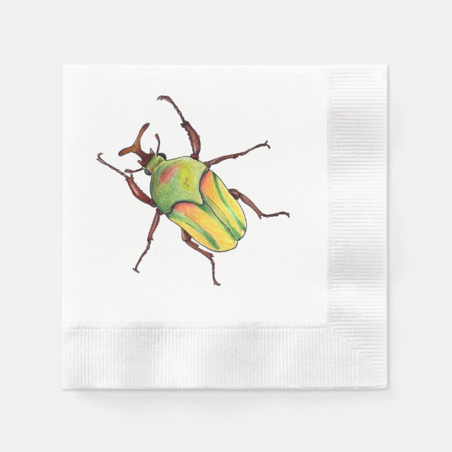 green bug napkins (Front)