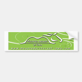 Green bumper sticker