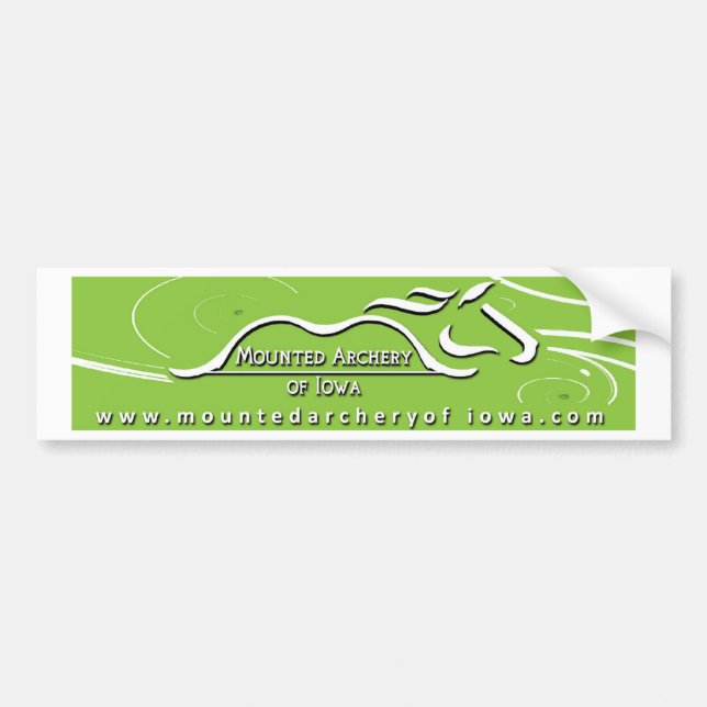 Green bumper sticker (Front)