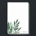 Green bunch design post-it notes<br><div class="desc">botanical design inspired by  my garden</div>