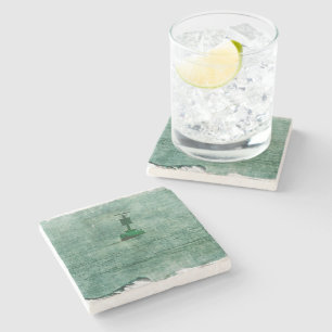 Green Buoy - Barnegat Inlet - New Jersey - IBSP Stone Coaster