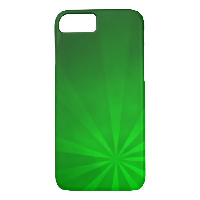 Green Burst Case-Mate iPhone Case (Back)