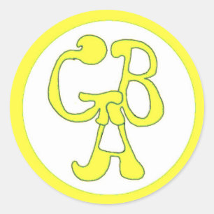 Green Bus Adventures - GBA - Yellow Sticker