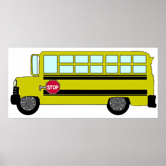 Green Bus Poster (Front)