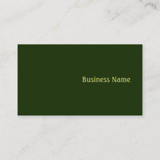 Green Business Card