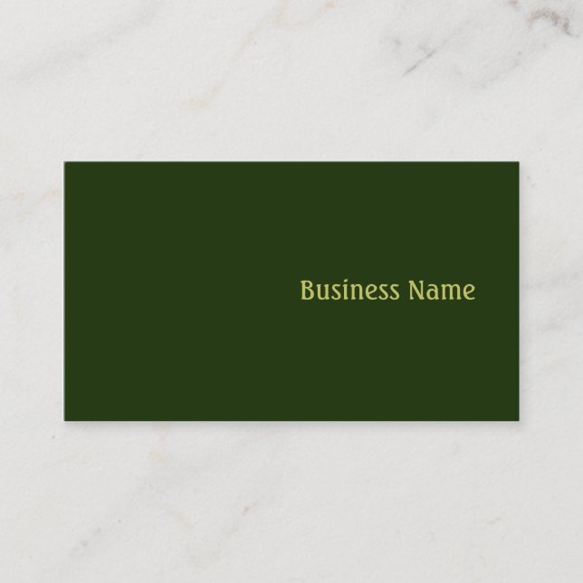 Green Business Card (Front)