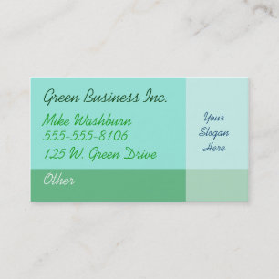 Green Business Card