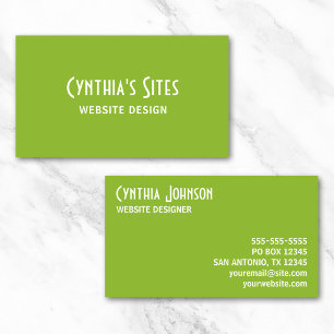 Green Business Card