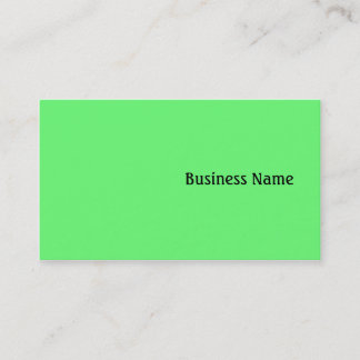 Green Business Card