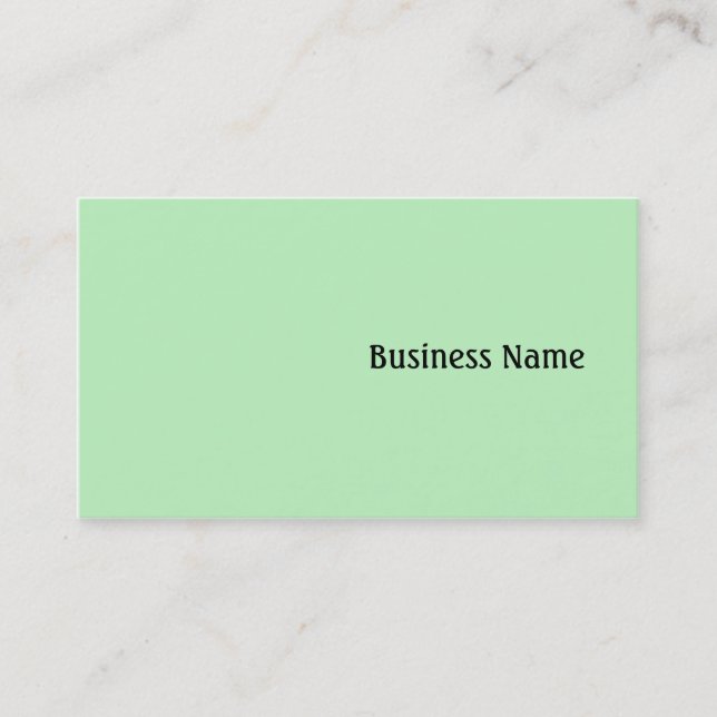 Green Business Card (Front)