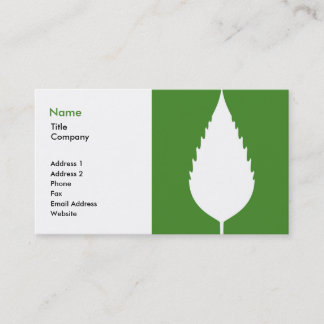 Green Business Card 1