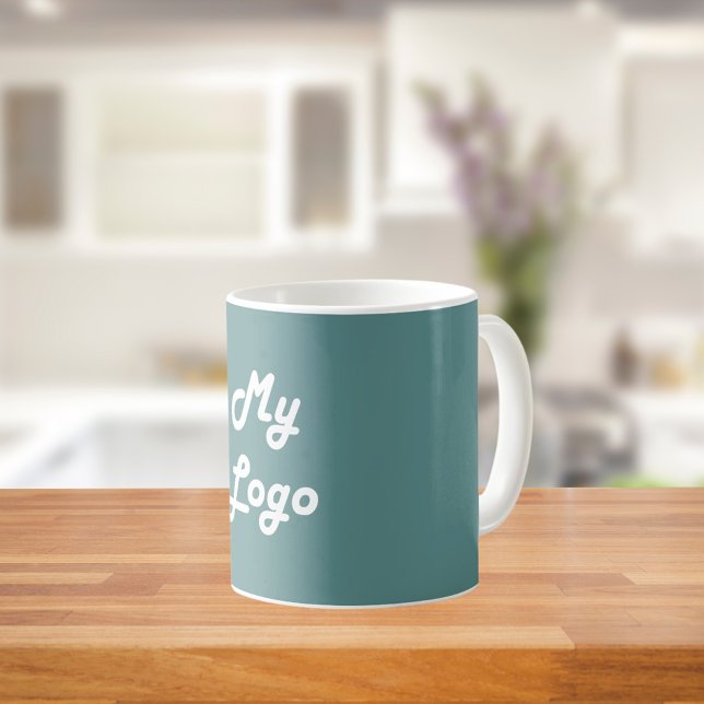 Green business logo coffee mug (Creator Uploaded)