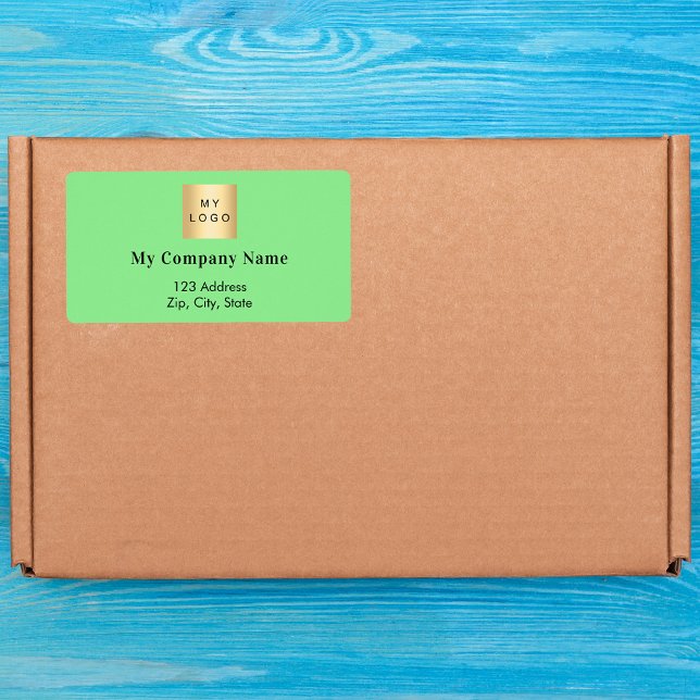 Green business logo return address shipping (Creator Uploaded)