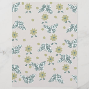 Green Butterfly Design 