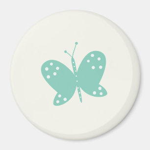 Green Butterfly Magnet