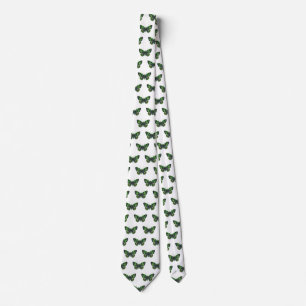 Green Butterfly Tie