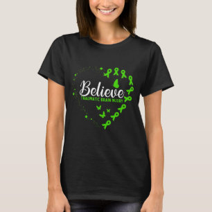 Green Butterfly Traumatic Brain Injury Awareness T-Shirt