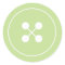 Green Button Baby Shower Favour Sticker