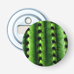 Green Cactus Bottle Opener