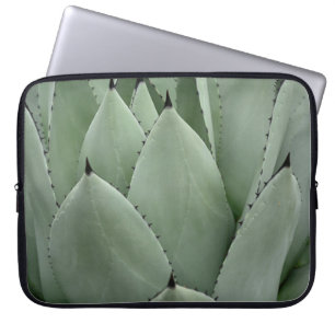 Green cactus laptop sleeve