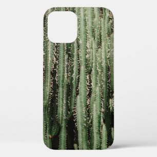 Green cactus plant close-up photo iPhone 12 case