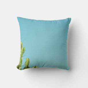 Green cactus plant cushion