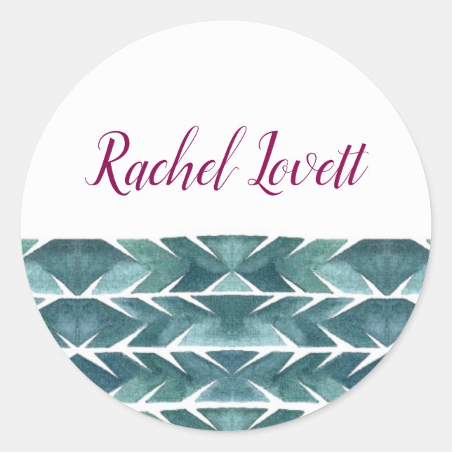 Green Cactus Texture Sticker (Front)