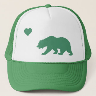 Green California Love Trucker Hat