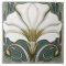 Green Calla Lily Backsplash Repro Art Nouveau