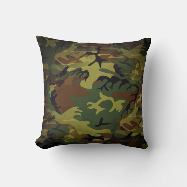 Green Cammo Cushion (Front)