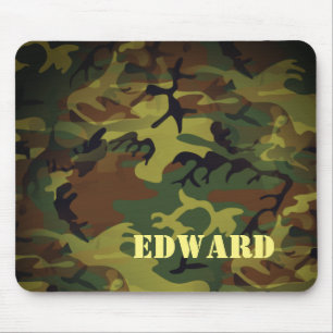 Green Cammo Mouse Mat