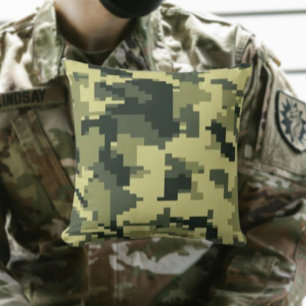 Green Camo Cushion