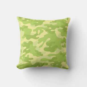 Green Camo Design Cushion