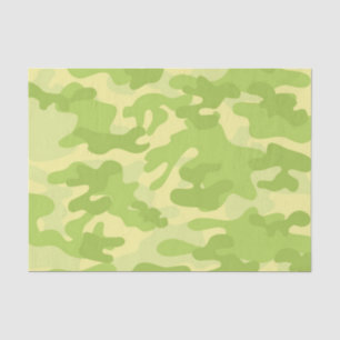 Green Camo Design Tissue Paper